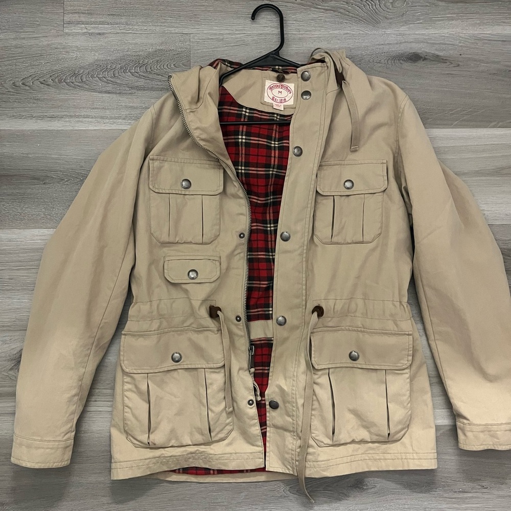 Brooks brothers beige parka men’s jacket utility number nine inspired vintage